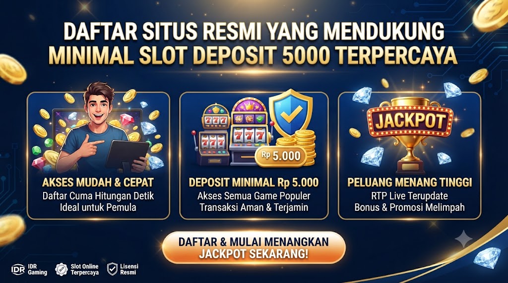 slot deposit 5000